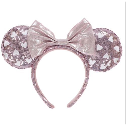 Pre-Order Tokyo Disney Resort 2023 Spangle Headband Ears Pink - k23japan -Tokyo Disney Shopper-