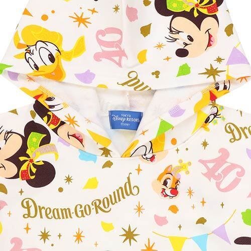 Pre-Order Tokyo Disney Resort 2023 TDR 40th Anniversary Hoodie Mickey Minnie - k23japan -Tokyo Disney Shopper-