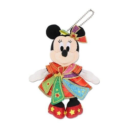 Pre-Order Tokyo Disney Resort 2023 TDR 40th Anniversary Plush Badge Minnie - k23japan -Tokyo Disney Shopper-