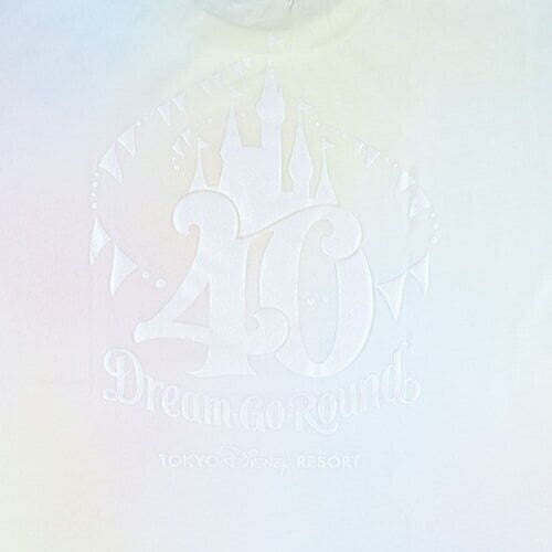 Pre-Order Tokyo Disney Resort 2023 TDR 40th Anniversary T-shirts Ladies - k23japan -Tokyo Disney Shopper-