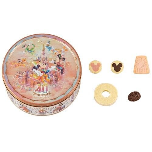 Pre-Order Tokyo Disney Resort 2023 TDR 40th Sweets Cookie Can Box Empty - k23japan -Tokyo Disney Shopper-
