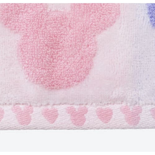 Pre-Order Tokyo Disney Resort 2023 Wide Towel Mickey Shape Pink - k23japan -Tokyo Disney Shopper-