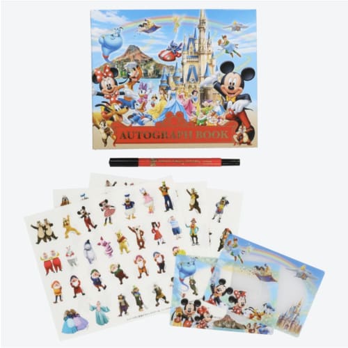 Pre-Order Tokyo Disney Resort Autograph Book with Sticker and Pen