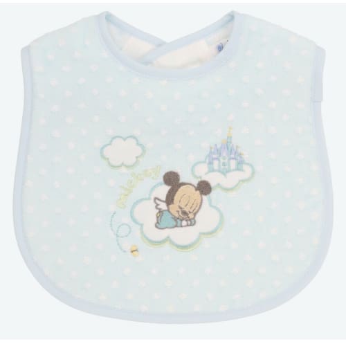 Pre-Order Tokyo Disney Resort Baby Bib Baby Mickey - k23japan -Tokyo Disney Shopper-