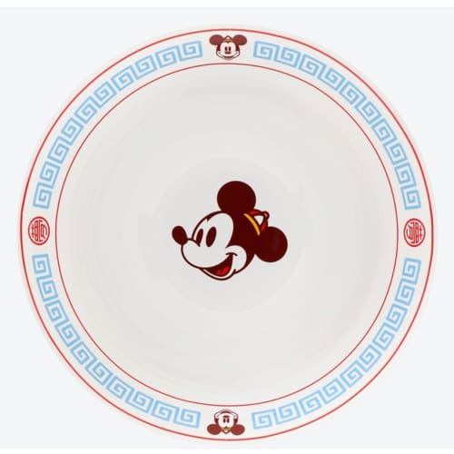 Pre-Order Tokyo Disney Resort Chinese Bowl Plate for CHA-HAN Mickey Fried Rice - k23japan -Tokyo Disney Shopper-