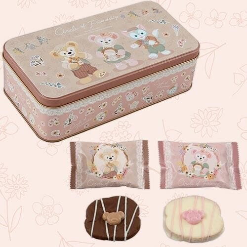 Pre-Order Tokyo Disney Resort Duffy Circle Of Friendship Chocolate Can box Empty - k23japan -Tokyo Disney Shopper-