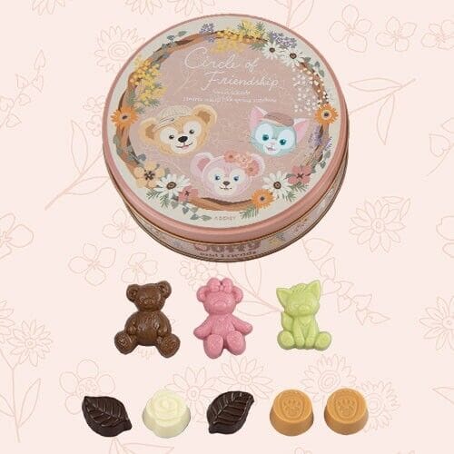 Pre-Order Tokyo Disney Resort Duffy Circle Of Friendship Chocolate Can box Empty - k23japan -Tokyo Disney Shopper-