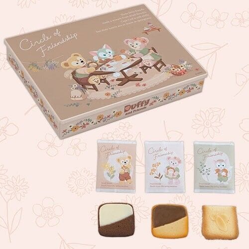 Pre-Order Tokyo Disney Resort Duffy Circle Of Friendship Cookie Can box Empty - k23japan -Tokyo Disney Shopper-