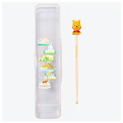 Pre-Order Tokyo Disney Resort Ear Cleaner with Case Winnie The Pooh MIMIKAKI - k23japan -Tokyo Disney Shopper-