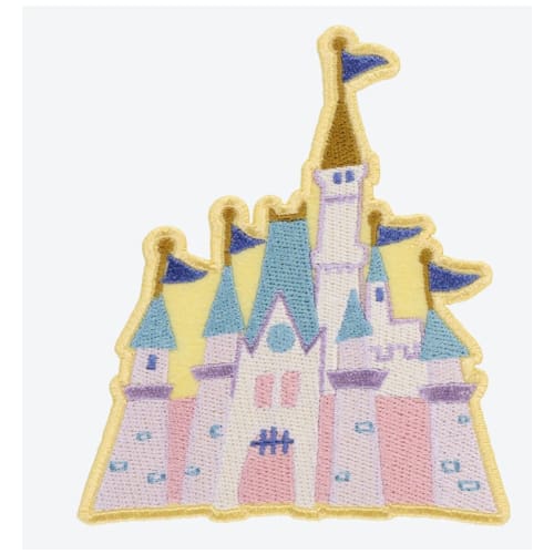 Pre-Order Tokyo Disney Resort Handcraft Patch Cinderella Castle FREE - k23japan -Tokyo Disney Shopper-