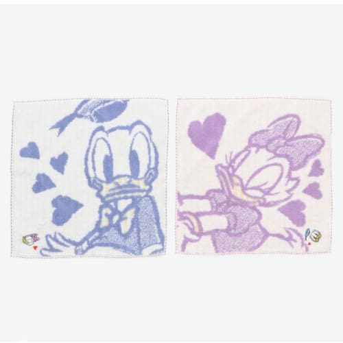 Pre-Order Tokyo Disney Resort IMABARI Mini Towel Set Donald & Daisy - k23japan -Tokyo Disney Shopper-