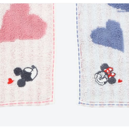 Pre-Order Tokyo Disney Resort IMABARI Mini Towel Set Mickey & Minnie - k23japan -Tokyo Disney Shopper-