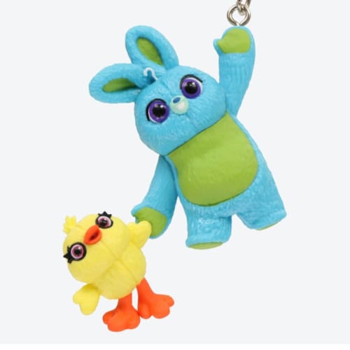 Pre-Order Tokyo Disney Resort Key Chain Ducky & Bunny Toy Story 4 Pixar - k23japan -Tokyo Disney Shopper-