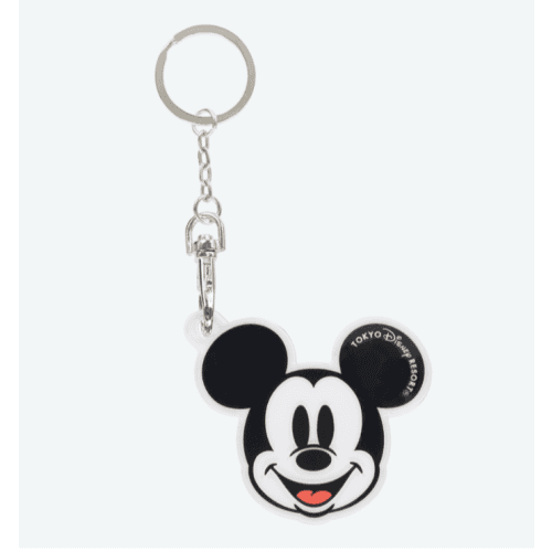Pre-Order Tokyo Disney Resort Key Chain Mickey Face Photo Props - k23japan -Tokyo Disney Shopper-