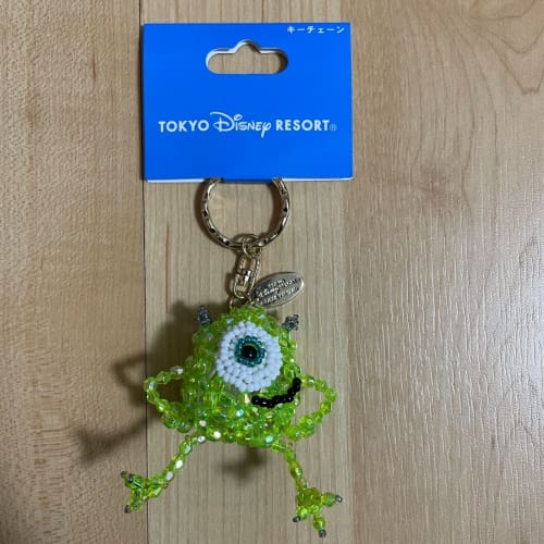 Pre-Order Tokyo Disney Resort Key Chain Micro Beads Mike Monsters Inc Pixar - k23japan -Tokyo Disney Shopper-