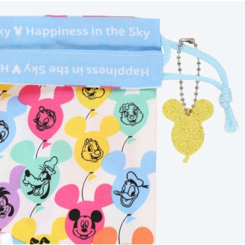 Pre-Order Tokyo Disney Resort KINCHAKU Purse Bag Mickey Balloon 3 PCS - k23japan -Tokyo Disney Shopper-