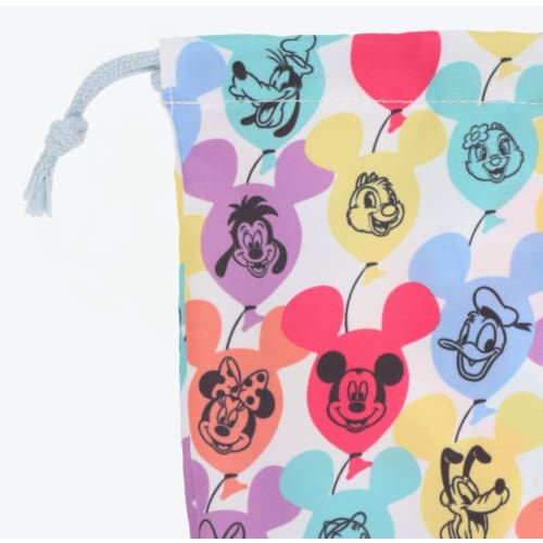Pre-Order Tokyo Disney Resort KINCHAKU Purse Bag Mickey Balloon Lunch bag - k23japan -Tokyo Disney Shopper-