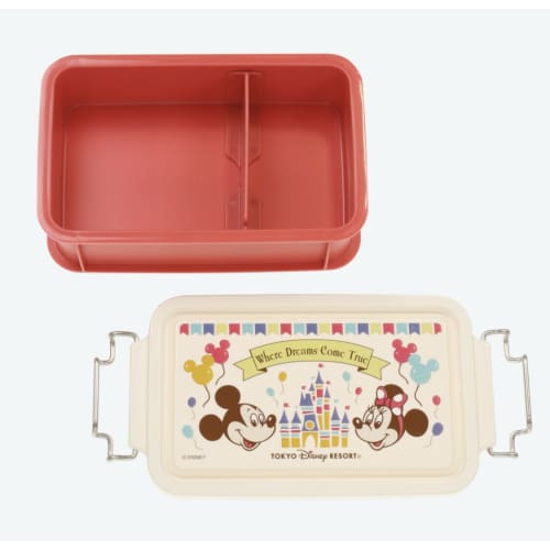Pre-Order Tokyo Disney Resort Lunch Box BENTO Mickey Minnie - k23japan -Tokyo Disney Shopper-