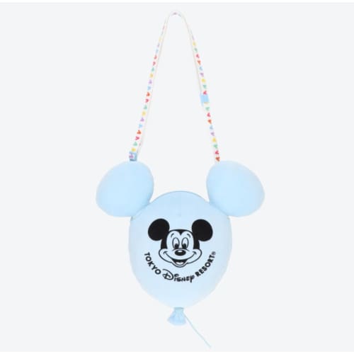 Pre-Order Tokyo Disney Resort Mickey Balloon Blue Plush Shoulder Bag - k23japan -Tokyo Disney Shopper-