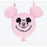 Pre-Order Tokyo Disney Resort Mickey Balloon Pink Plush Shoulder Bag - k23japan -Tokyo Disney Shopper-