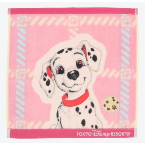 Pre-Order Tokyo Disney Resort Mini Towel 101 Dalmatians Puppy - k23japan -Tokyo Disney Shopper-