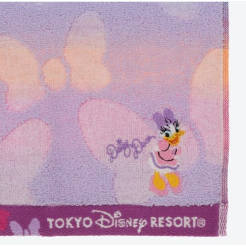 Pre-Order Tokyo Disney Resort Mini Towel Daisy Duck - k23japan -Tokyo Disney Shopper-