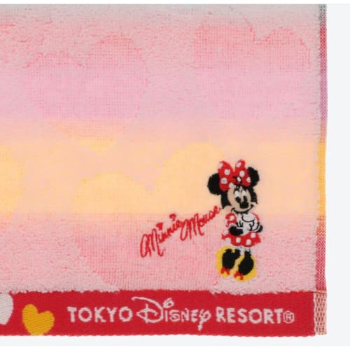 Pre-Order Tokyo Disney Resort Mini Towel Minnie Mouse - k23japan -Tokyo Disney Shopper-
