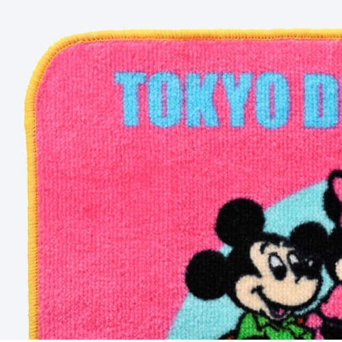 Pre-Order Tokyo Disney Resort Mini Towel Retro Attraction 5 PCS Mickey Minnie - k23japan -Tokyo Disney Shopper-