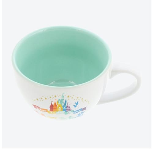 Pre-Order Tokyo Disney Resort Mug Cup with Spoon Dreaming in Color White - k23japan -Tokyo Disney Shopper-