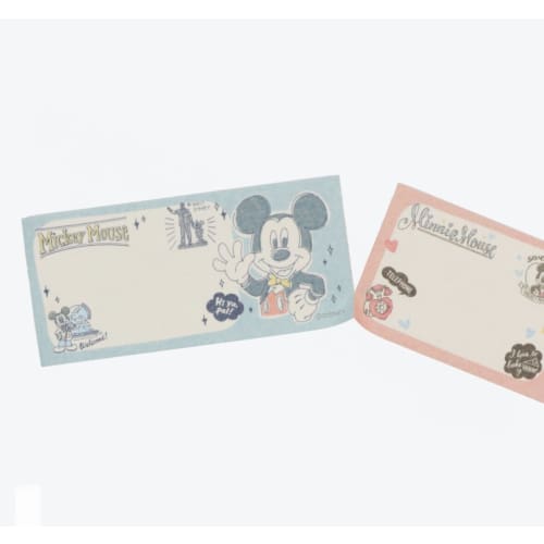 Pre-Order Tokyo Disney Resort Park Scene #2 Mickey Minnie retro WASHI Tape Set - k23japan -Tokyo Disney Shopper-