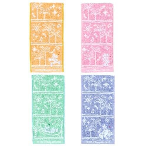 Pre-Order Tokyo Disney Resort Pin 2023 Park Container Design Face Towel 4 PCS - k23japan -Tokyo Disney Shopper-