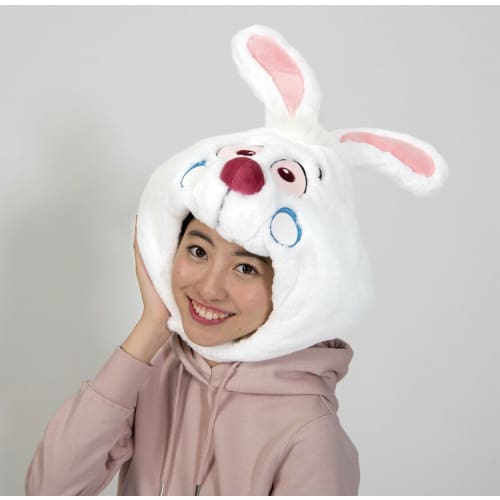 Pre-Order Tokyo Disney Resort Plush Fun Cap White Rabbit Alice - k23japan -Tokyo Disney Shopper-