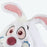 Pre-Order Tokyo Disney Resort Plush Fun Cap White Rabbit Alice - k23japan -Tokyo Disney Shopper-