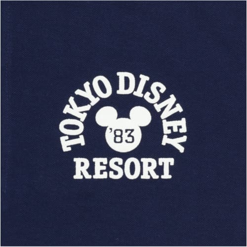 Pre-Order Tokyo Disney Resort Polo Shirts Nave Mickey TDL 1983 Gray - k23japan -Tokyo Disney Shopper-