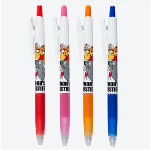 Pre-Order Tokyo Disney Resort Pooh Besties Ballpoint Pen 4 Colors - k23japan -Tokyo Disney Shopper-