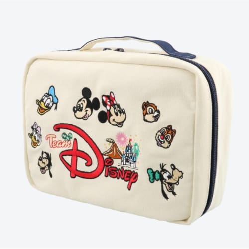 Pre-Order Tokyo Disney Resort Pouch Mickey & Friends Team Disney - k23japan -Tokyo Disney Shopper-