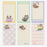 Pre-Order Tokyo Disney Resort Retro Series Memo Mickey Minnie 6 PCS - k23japan -Tokyo Disney Shopper-