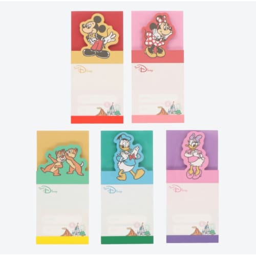 Pre-Order Tokyo Disney Resort Retro Series Mickey Minnie Donald Daisy Chip Dale - k23japan -Tokyo Disney Shopper-