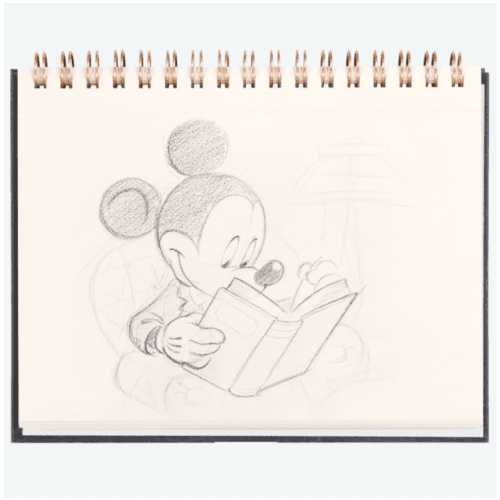 Pre-Order Tokyo Disney Resort Sketches of Disney Friends Postcard Set 10 PCS - k23japan -Tokyo Disney Shopper-