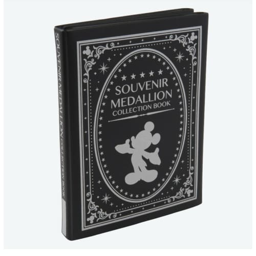 Pre-Order Tokyo Disney Resort Souvenir Medal Book Mickey Black - k23japan -Tokyo Disney Shopper-