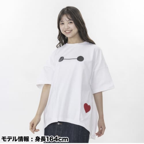 Pre-Order Tokyo Disney Resort T-Shirts Baymax Big Hero 6 UNISEX Big Silhouette - k23japan -Tokyo Disney Shopper-