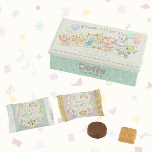 Pre-Order Tokyo Disney Resort TDR 40th Duffy From All Of Us Chocolate Empty Can - k23japan -Tokyo Disney Shopper-