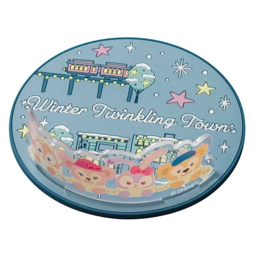 Pre-Order Tokyo Disney SEA 2022 Duffy Winter Twinkling Town Souvenir Coaster - k23japan -Tokyo Disney Shopper-