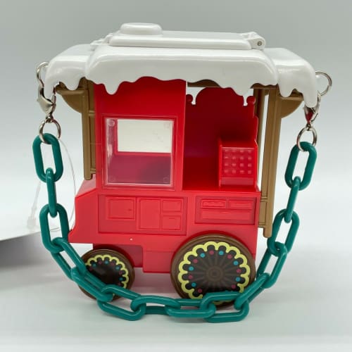 Tokyo Disney Resort 2021 Christmas Souvenir Snack Case Popcorn Wagon Mickey - k23japan -Tokyo Disney Shopper-