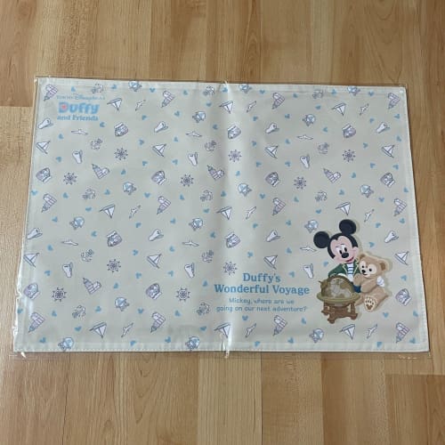 Tokyo Disney Resort 2022 Mickey Duffy Wonderful Voyage Souvenir Place Mat FREE - k23japan -Tokyo Disney Shopper-