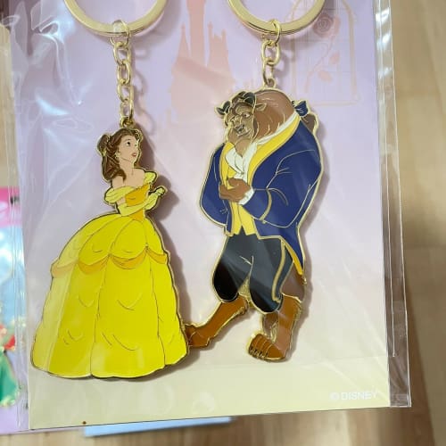 Tokyo Disney Resort Pair Key Chain Prince & Princess 5 Stories set 10 PCS - k23japan -Tokyo Disney Shopper-