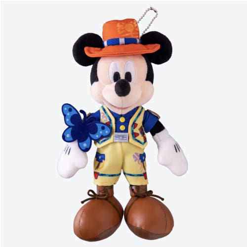 Tokyo Disney Resort TDS Village Greeting Place Plush Badge Mickey - k23japan -Tokyo Disney Shopper-