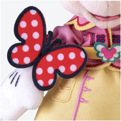 Tokyo Disney Resort TDS Village Greeting Place Plush Badge Minnie - k23japan -Tokyo Disney Shopper-
